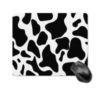 Cow Spot Mouse Pad - Non-Slip Rubber Base Ultra-Thin Desk Mat Waterproof & Portable Mousepad for Gaming, Office, Design 18 * 22cm