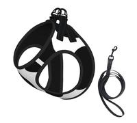 Cow Spot,Pet Harness,Adjustable Reflective Dog Harness,Pet Leash Vest,L