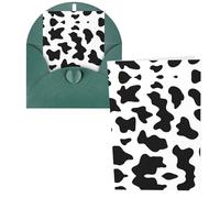 Cow spot Print Thank You Cards Greeting Cards With Envelopes Blank Note Cards 10x15 cm Perfect for Thank Yous Invitations
