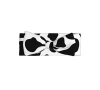 Cow spot Printed Baby Headband, Soft and Breathable, Adjustable, Perfect for Baby Photos (0-6 Months)