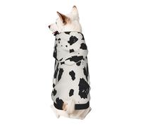 Cow spot Printed Dog Hoodie Soft Dog Sweatshirt Cute Cat Dog Clothes for Small Dogs Kitten Puppy, XL