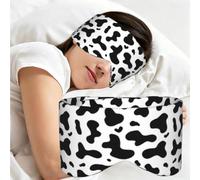 Cow Spots Cow Print, Sleep Mask for Home Travel, Full Eye Covers Light Blocking Eye Mask Sleep Eye and Ear Muffs