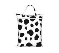 Cow Spots,Travel Dirty Laundry Bag Foldable Dirty Clothes Bag Durable Storage Bag