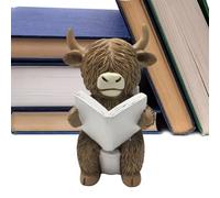 Cow Statues Home Decorations - Resin Decorations for Cattle Animals, Animal Statues for Outdoors | Christmas Farm Classroom Living Room Shelf Outdoor Indoor Bedroom Bathroom