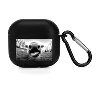 Cow Sticking Out It Tongue Bluetooth Earbuds Protector Compatible with Airpods 4 Cute Wireless Earbud Case Cover
