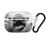 Cow Sticking Out It Tongue Printed Bluetooth Earbuds Case Colorful Wireless Headphones Covers Compatible With AirPods Pro 2