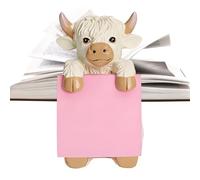 Cow Sticky Note Dispenser | Desk Cow Shape Memo Pad Holder - Desk Sticky Notes Animal Dispenser | for Home Office Studio Classroom School College Students Workers Adults Teachers
