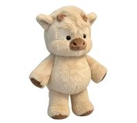 Cow Stuffed Animal - 22.83 Inch Cute Plush Hugging Cattle Toy, Ultra Soft Spotted Calves Cushion, Fuzzy Fleece Nursery Pal, Animal Stuffed Cuddly Pillow, for Kids Adults Home Desk