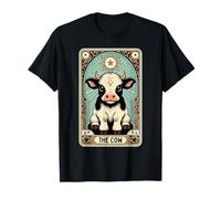 Cow Tarot Card Mystical Stars and Sun Gifts for Cow Lovers T-Shirt