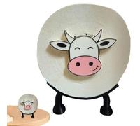 Cow Toilet Roll Holder - Funny Free Standing, 3D Printed, Unique Storage | For Bathrooms, Powder Rooms | Great for Novelty Decor Fans,1pcs-Onesize