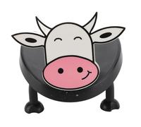 Cow Toilet Roll Holder, Funny Plastic Toilet Holder Easy to Use Decorative Tissue Paper Storage Basket for Bathroom