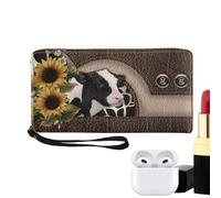 Cow Wallets for Women | Cute Cow Print Wallet | Fashionable Cow Wallets | Soft Credit Card Holder with Stylish Money Purse Design | Ideal for Ladies and Girls Who Love Unique Accessories