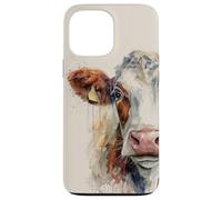 Cow Western Wild Rodeo Ranchin' Cowgirls Country Farm Cute Case for iPhone 13 Pro Max