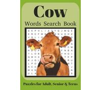 Cow Word Search Book: Fun Word Search Puzzles for Cow Lovers | Relaxing Brain Games for Adults & Seniors | 6x9 Inches | 110 Pages | 50+ Puzzles | Solutions Included