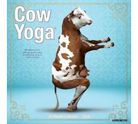 Cow Yoga 2026 12" x 12" Wall Calendar