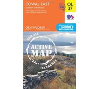 Explorer Active Ol37 Cowal East Dunoon & Inveraray Map With Digital Version - Orange, Orange One Size