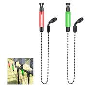 COWANIEE 2 PCS Bite Indicators for Carp Fishing, Bobbins Carp Fishing, Bite Alarm Bobbins for Night Fishing Carp Accessories