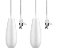COWANIEE 2 Pcs Light Pull Cord, Handle Pulls Bathroom, Pull Cord Ends with 150cm Extension