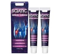 COWANIEE 2 Pcs Sciatica Pain Relief Cream for Back and Legs