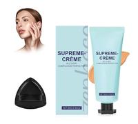 COWANIEE 2 Pcs Supreme Cream All-over Complexion Perfector Set, Waterproof & Transfer-resistant Skin Tint, Long-lasting Supreme Creme