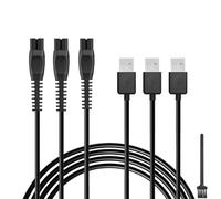 COWANIEE 3PCS Charger Compatible with Philips One Blade Charger Cable, Shaver Replacement Charging Cable for QP2724, QP2734, QP2824, QP4631,MG7930, BT3233, S3241, S3145, S8697, S7887