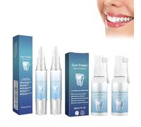 COWANIEE 4 Pcs Gum Repair Gel for Mullein Set, Deeply Cleaning Protect Teeth Repair Gel