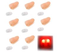 COWANIEE 8 Pcs Magic Thumb Lights,Led Flashing Finger Lights,Thumb Trick Light