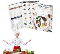 COWANIEE Diabetes Food Chart, Diabetic Food List for Type 2, Glycemic Index Food Guide Diabetic Meal Planner