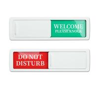 COWANIEE Do Not Disturb Door Sign, Magnetic Sliding Vacant Occupied Door Sign 17.8 * 5cm