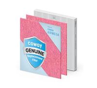 COWAY AP-1512HH & 200M Air Purifier Filter Replacement, Pet Filter Pack, 2 Pet Deodorization Filters and 1 True HEPA Filter, 1 Pack, Pink