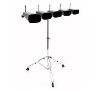 Cowbell 5-Piece Set with Height Adjustable Stand by Gear4music