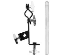 Cowbell Clamp Drum Bracket Drummer Hoop Mounted Clamp Jaw Adjustable Height Angle Bar Arm Standard Holder Cowbell Holder Clip