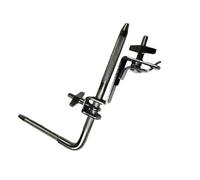 Cowbell Clamp Silver Drum Clamp Cowling Mounting Bracket Expansion Clamps Adjustable Percussion Drum Set Cowbell Bracket Cowbell Mounting Clamp