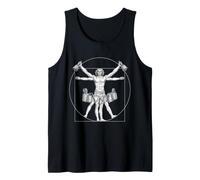 Cowbell Marching Band Da Vinci Cowbell Player Vintage Tank Top