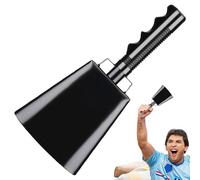 Cowbells for Sporting Events - 4.3 * 2.3 * 10.2in Cheering Cowbell | Graduation Noise Makers Alarm Percussion Noises Makers Loud Noise for Stadiums, Graduation, Football Games