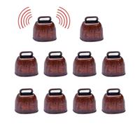 Cowbells Noise Makers,Small Cowbell Goat Bells Christmas Metal Cow Bell | Goat Collar Cow Ornaments, Farm Animals Horse Sheep Cats Small Pets Anti-theft Accessories