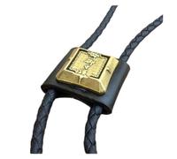 cowboy accessories， Quaint Creative Palace Text Embossing Men'S Bolo Tie Necktie - Costume AmericanWestern Cowboy Shoestring