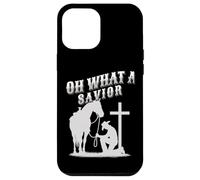 Cowboy At Cross What A Savior Jesus Christian Western Mens Case for iPhone 12 Pro Max