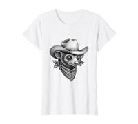 Cowboy Aye Aye Portrait Vintage Western Lemur Wild West Value Graphic T-Shirt