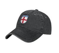 Cowboy Baseball Cap Team England Flag Baseball Cap Men Black Vintage Cotton Hat Unisex Hats