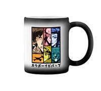 Cowboy Bebop Color Anime Characters Black Magic Coffee Mug