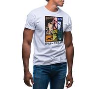 Cowboy Bebop Color Anime Characters TV Men's White T-Shirt Size XL