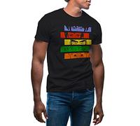 Cowboy Bebop Crew Characters Men's Black T-Shirt Size S