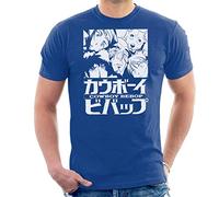 Cowboy Bebop Crew Men's T-Shirt Royal Blue