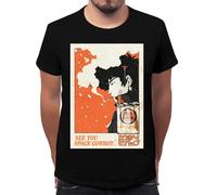 Cowboy Bebop Orange Men's Classic Crew Neck T-Shirt, black, M