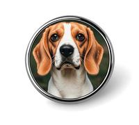 Cowboy Black Hat Western Boots Lapel Pin Fashion Brooch Pin Cute Button Badges Round Button Pins Enamel Pins Metal Pinback for Hat Shirt Clothing Bags Decoration, Beagle Dog, Circular