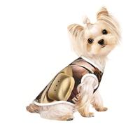 Cowboy Black Hat Western Boots print Dog Shirts for Small Dogs Stretchy T-Shirts Lightweight Tank Top Sleeveless Striped Vest