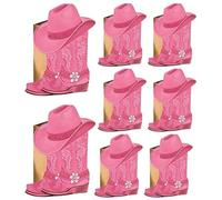 Cowboy Boots Flower Boxes, With Western-themed Charm, 12x20x25cm, Boot Shape Box Decorations, Decorative Boxes, Versatile Use, For Weddings, Birthday Parties, Ranch Homes, Patio, Garden