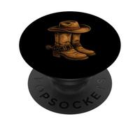 Cowboy Boots Texas Western Southern Country Wild West Rodeo PopSockets Adhesive PopGrip