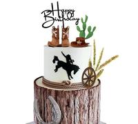Cowboy Cake Decorations for Western Cowboy Theme Cake